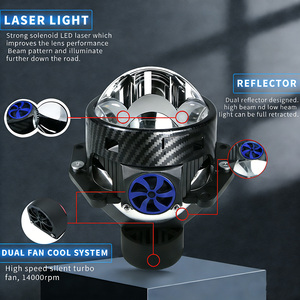 Accessori Auto: Kit Retrofit Fari LED 2.5/3 Pollici, 50W 5000LM 12V H4, Compatibile con <span class=keywords><strong>A6</strong></span> Prius <span class=keywords><strong>2004</strong></span> - Product Image 4