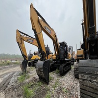 Excavadora de cadenas usada de la marca china Sany SY305H, con poca tiempo de trabajo y en buen estado, con motor Isuzu, en venta.