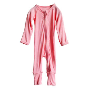 Nuevos pijamas ligeros de fibra de bambú enérgicos para niños, peleles de bebé de estilo largo, personalizados, brillantes y de moda - Product Image 2