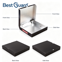 Boîtes à pizza italiennes personnalisées sur mesure Best Guard, impression quadricolore, carton ondulé, pelliculage brillant
