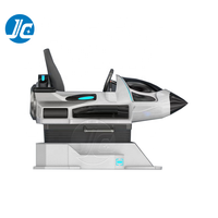 Simulador de Vuelo de Helicóptero VR Educativo para Interiores, Máquina de Juegos de Arcade, Construcción de Acero, Aluminio y Fibra de Vidrio, Movimiento 3DOF
