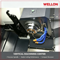 Centre d'usinage vertical CNC VMC855, fraiseuse CNC avec contrôleur Fanuc, broche taïwanaise, guidage linéaire