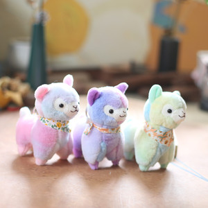 12cm Animaux En Peluche Alpaga Porte-clés Mignon Animaux En Peluche Jouets Porte-clés Kawaii <span class=keywords><strong>Lama</strong></span> En Peluche Porte-clés Agneau Porte-clés Griffe Machine - Product Image 6