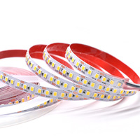 Haute luminosité SMD2835 LED bande lumineuse DC12V 8mm 180Leds/m Flexible couleur unique blanc bandes lumineuses pour placard salon