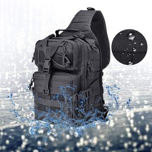 Spoir chiến thuật sling Túi Rover Vai Ba lô Molle hệ thống không thấm nước EDC túi thời trang Polyester thiết kế - Product Image 5