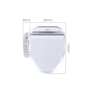 Original Manufacturer Electronic Heated Intelligent Toilet Seat with Warm Air Dryer and Temperature Control Toilet Seat Cover