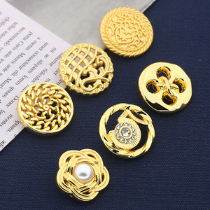 good quality <strong>Buttons</strong> Gold Matching Women's Clothing Decorative Metal <strong>Buttons</strong> Accessories Round Suit Coat Sweater <strong>Button</strong> Complete Men - Product Image 4