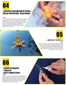 Kits de <span class=keywords><strong>réparation</strong></span> de fissures de vitres de voiture pour usage domestique DIY - Product Image 5