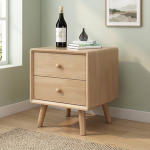 Modern Small Space Multi-Purpose Nightstand with Storage <b>Compact</b> <b>Bedside</b> <b>Table</b> for Bedroom Furniture - Product Image 3