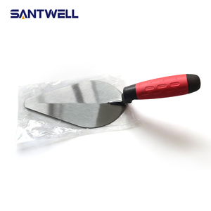 Truelle de maçonnerie en acier à haute teneur en carbone, poignée ergonomique, 6/7/8 pouces, outil de plâtrage professionnel pour maçonnerie - Product Image 2