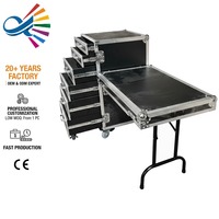 Estuche de Transporte Personalizado con 6 Cajones y Mesa Plegable, Estación de Trabajo para DJ, Estuche con Ruedas, Compatible con OEM y ODM