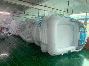 Pronto per la spedizione vendita calda grandi barche gonfiabili in PVC bay <span class=keywords><strong>breeze</strong></span> boat island party - Product Image 2