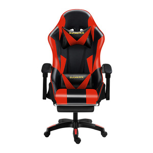 Gaming Chair D926 PU Leather Reclining Height Adjustable Swivel Chair For Home Office Dormitory Bedroom Study - Product Image 5