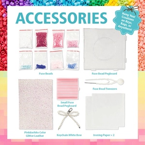Precio de Fábrica al por Mayor: Kit de Cuentas Termoadhesivas Brillantes de 8 Colores, en Forma de Concha, No Tóxicas, para Arte Escolar - Product Image 5