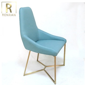 Diseñador de muebles de la sala de comedor silla nordic hotel moderno comedor restaurante hola de brazo de cuero silla - Product Image 6