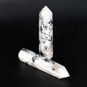 Factory Wholesale Natural <b>Crystal</b> Polished Towers Moonstone <b>Crystal</b> Point for Fengshui - Product Image 3