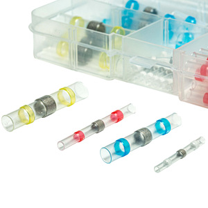 Conector de Cable Aislado Onewyu, 50 Piezas, Terminales de Crimpado de 0.5-6mm AWG22-16, Juego de Anillos de Soldadura en Caja - Product Image 2