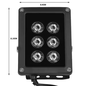 CCTV LED IR illuminateur infrarouge 12V LED 850nm pour système de caméra CCTV