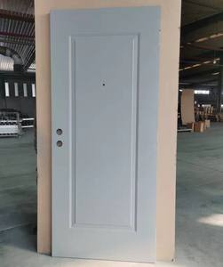 <span class=keywords><strong>Puerta</strong></span> Cortafuego de Acero Metálico Hueco de Diseño Industrial de 6 Paneles para Uso en Apartamentos con Apertura de Empuje y Tracción - Product Image 4