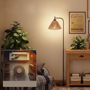 Lámpara colgante de ratán bohemio YULIN JIAFU, <span class=keywords><strong>ventilador</strong></span> de <span class=keywords><strong>techo</strong></span> de repuesto, cubiertas de bombillas, pantallas de luz para accesorios de iluminación colgantes - Product Image 6