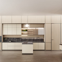 Meubles de cuisine en acier inoxydable de haute qualité italiens, design contemporain, OEM ODM, vente en gros, très demandés