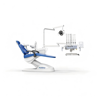 Unité de fauteuil dentaire F08DC-R4, moteur à démarrage progressif, 90 °   Bac à crachats mobile, ensemble complet pour clinique dentaire