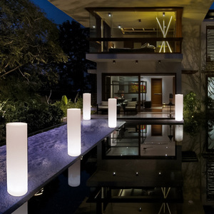 Đèn trụ năng lượng mặt trời <span class=keywords><strong>LED</strong></span> trang trí sân vườn ngoài trời, biệt thự, vườn kiểu tối giản, có tính năng chống thấm nước - Product Image 3