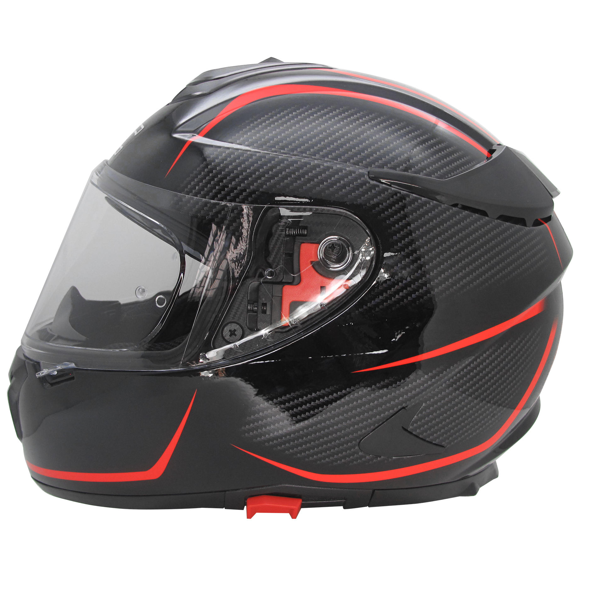 ลายคาร์บอนไฟเบอร์สีแดง