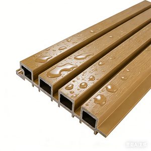 Rongke OEM Panneaux de bardage extérieur en WPC coextrudé à grain de bois, durables et résistants aux fissures, pour murs extérieurs - Product Image 3