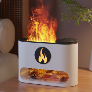 Cost-effective Portable Household USB Aromatherapy Flame Simulator Seven-color Light Essential <b>Oil</b> <b>Diffusion</b> Salt Stone Remote - Product Image 5