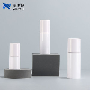 Minnie Cosmetic <b>Bottle</b> 30ml 50ml <b>Pump</b> Cylinder Glass Packaging For Hydrosol Makeup Remover Refill - Product Image 3