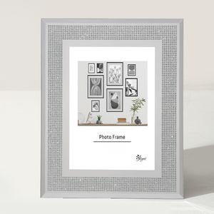 Wholesale <strong>Crystal</strong> Modern Custom 4x6 White Double Sided Thick Glass Table Picture <strong>Frames</strong> for Pictures - Product Image 4