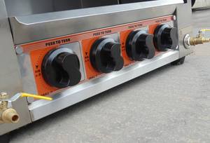 <span class=keywords><strong>Salamandra</strong></span> a Gas Commerciale a 8 Bruciatori in Acciaio Inox, Nuova Condizione, Vendita Calda - Product Image 4