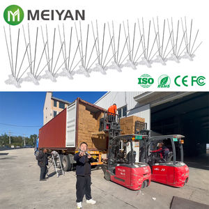 Púas Antipájaros de Acero Inoxidable SUS304 Premium con Base Flexible de Policarbonato, Sistema Repelente de Palomas de 5 Puntas - Product Image 2