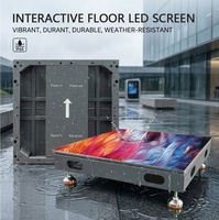 Écran LED interactif pour sol, étanche IP65, pour piste de danse immersive, mariage, boîte de nuit, magasin de détail, écran à capteur intelligent, usage commercial