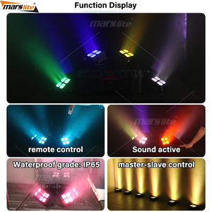 4*20 Wát độ sáng cao IP65 không thấm nước LED PAR ánh sáng không dây <span class=keywords><strong>DMX</strong></span> App kiểm soát uplights pin không dây sân khấu đám cưới DJ đèn - Product Image 4