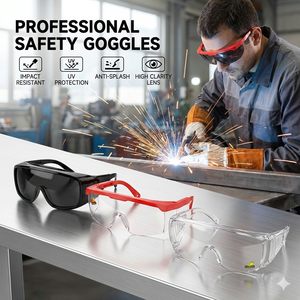 Medical Anti-Fog Safety <b>Glasses</b> Fashionable PC Frame Poly Carbonate <b>Lens</b> for Construction Laboratory Work Eye Protection Goggles - Product Image 6