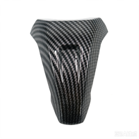 Cache latéral de carénage de moto à motif fibre de carbone pour protection de phare MT-07 2021-2023