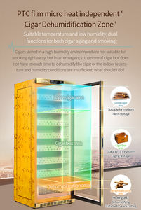 Raching MON3800A Große elektrische Zigarre Humidor Spanisches Zedernholz 1800CT Zigarren Kapazität - Product Image 5