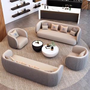 Muebles <span class=keywords><strong>de</strong></span> Oficina para Recepción en el Vestíbulo del Hotel, Sofá Seccional, Estilo Nórdico, Juego <span class=keywords><strong>de</strong></span> Mesa <span class=keywords><strong>de</strong></span> Centro para Oficina - Product Image 2