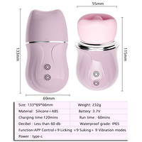 Leistungsstarker App-gesteuerter Sexspielzeug-Vibrator mit Leck- und Saugfunktion für Frauen, Erwachsenenprodukt, Weibliches Sextoy, Klitoris-Vibrator mit Beißfunktion