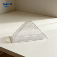 Boîte à sandwich en PET de qualité alimentaire, conteneur d'emballage alimentaire transparent, boîte à sandwich en plastique jetable avec couvercle