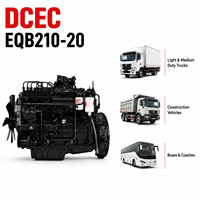 Motor Diésel Automotriz Turboalimentado SCDC Cuminns DCEC Serie EQB EQB210-20 155kW 210hp para Camiones, Autobuses y Vehículos Comerciales