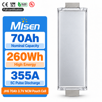 Sel Baterai Lithium Ion Isi Ulang Energi Tinggi JH6 70Ah 3.7V NCM Pouch Cell untuk Sistem Baterai Cadangan ESS UPS