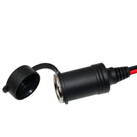1,5M 14AWG Zigarettenanzünder-Kabel mit Krokodilklemme für Autobatterie, Geeignet für Autobatterie-Clip zu Zigarettenanzünder-Stecker, 1 Jahr Garantie
