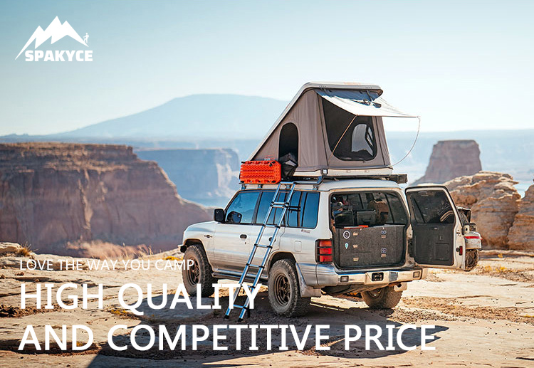 75kg Aluminium Alloy Folding Car Tent Camping Shelter SUV 4 Person Roof Top Tent
