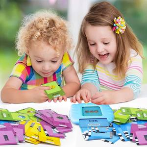 YongnKids Azul Educação Infantil Aprendizagem Crianças Brinquedos Educativos Falando audível Inglês Flash Cards Máquina - Product Image 6