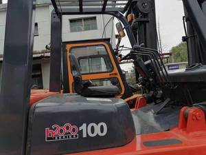 รถยกเฮลิ CPCD100มือสอง10ตันส่วนประกอบหลักของกระปุกเกียร์ดั้งเดิมปั๊มมอเตอร์และเครื่องยนต์สภาพดีสำหรับฟาร์ม - Product Image 5