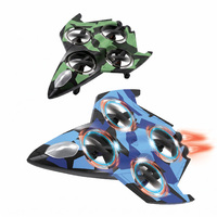 Quadricoptère de combat RC EPT 2.4G avec maintien d'altitude, retour d'urgence et rotation à 360° °   Jouet d'avion en PP sûr avec fonction de retournement, mode sans tête, veilleuse
