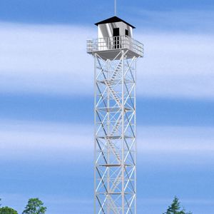 鉄骨構造観光タワーガードハウスプラットフォーム展望タワー角度格子スチール望楼 - Product Image 6